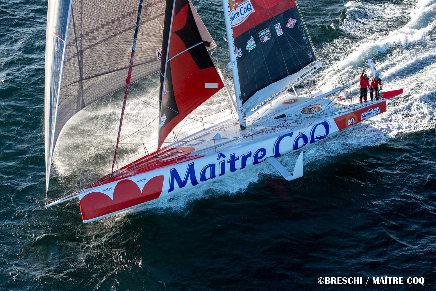Transat Jacques Vabre, Yannick leader de l'option ouest